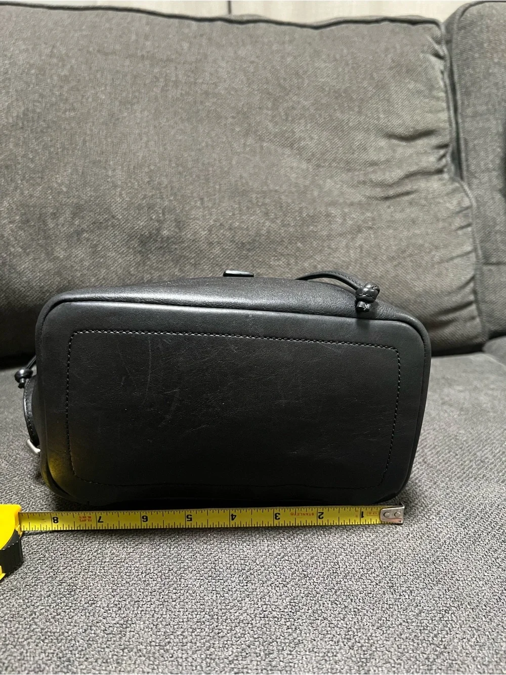 EXCELLENT CONDITION Coach Black Leather DayPack Back pack - Authentic! - Picture 9 of 12
